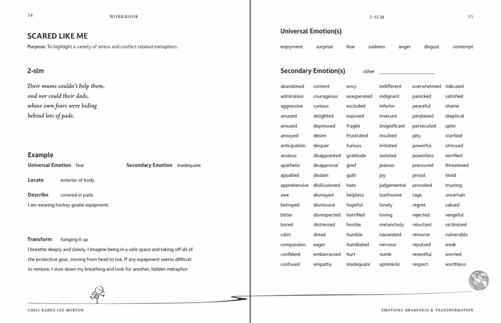 sample workbook page