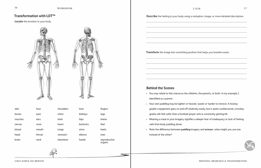 sample workbook page