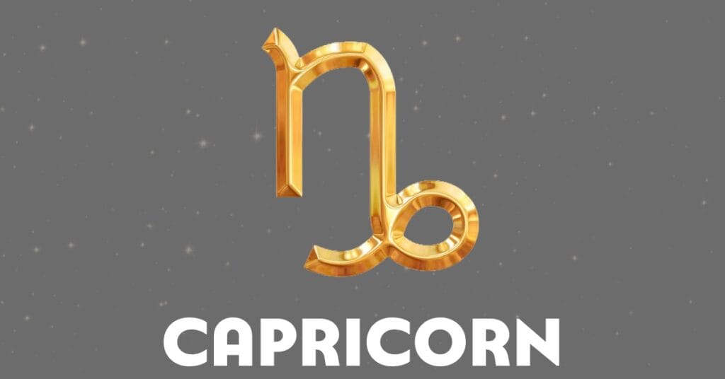 Capricorn title and symbol