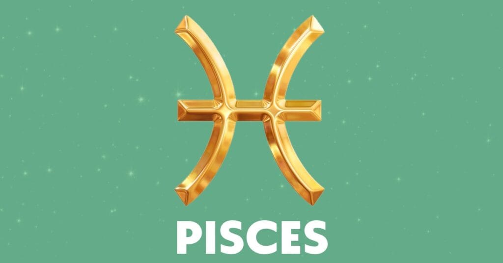 Pisces title and symbol