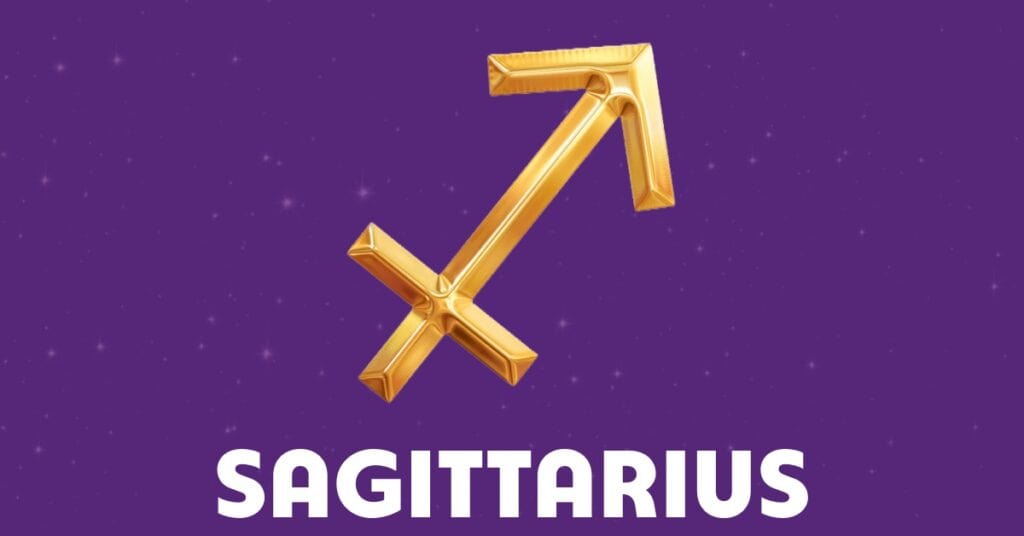 Sagittarius title and symbol