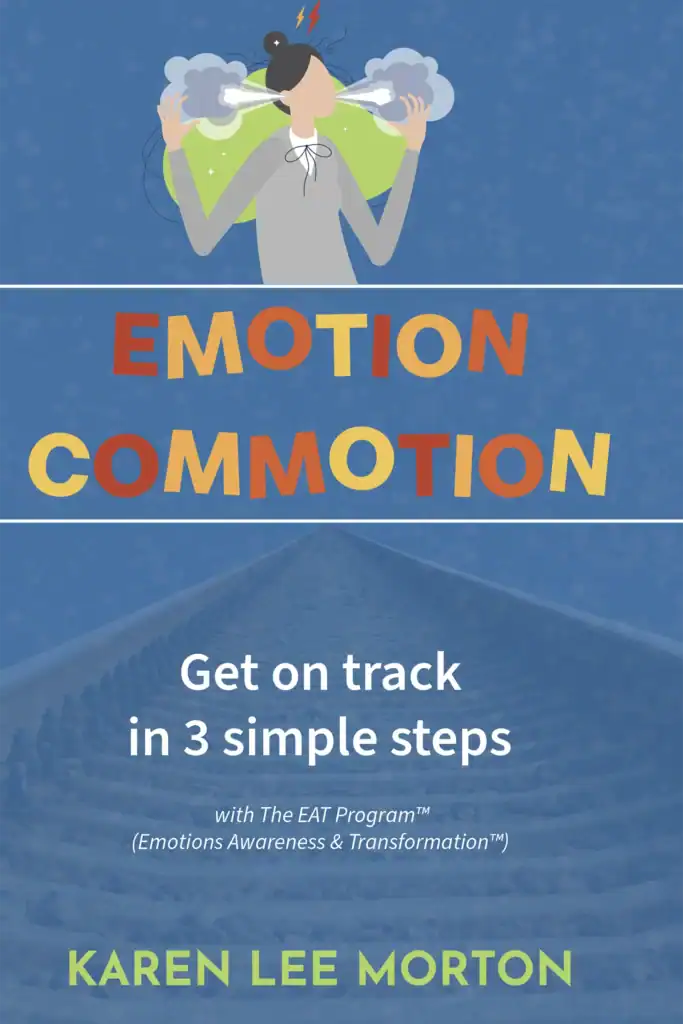 Front cover of the book Emotion Commotion by Karen Lee Morton.